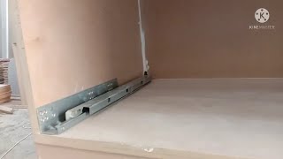 How To Instll blum softclose Undermount Drawer Slides Runner [upl. by Ynohtna]