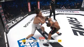 FAME MMA 20 NATAN MARCOŃ VS SZELI SKRÓT WALKI Z KOMENTARZEM [upl. by Rawley]