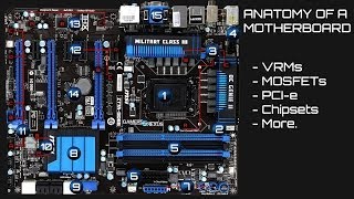 Anatomy of a Motherboard  How a VRM works MOSFETs Chokes Chipset amp PCIe UPDATE [upl. by Haila549]