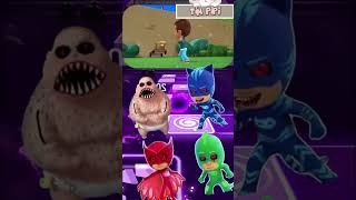 PJ Masks  CatBoy 🆚 Owlette X Dance Song Tiles Hop EDM Rush shorts [upl. by Otilesoj511]