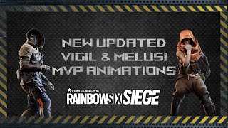 NEW Melusi and Vigil Elite MVP Animations  Rainbow Six Siege  R6 Leaks [upl. by Robert744]