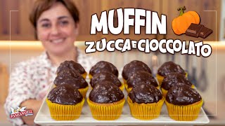 MUFFIN ALLA ZUCCA E CIOCCOLATO 🎃 Ricetta Facile ideale per Halloween 👻  Fatto in Casa da Benedetta [upl. by Maxfield]