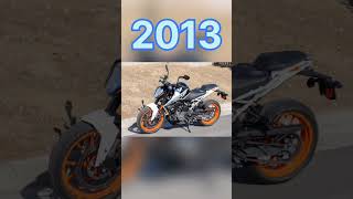 Evolution of kTM bike oll model 19902024 shorts viral [upl. by Ailehpo]