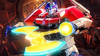 Orion Pax se convierte en Optimus Prime  Transformers Uno  Clip en Español [upl. by Schnorr]