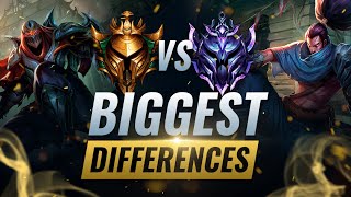 8 BIGGEST DIFFERENCES Between GOLD amp DIAMOND Players  League of Legends [upl. by Etireugram545]