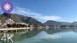 Mallorca 4K 60fps  Walk in Port de Pollença [upl. by Esiled]