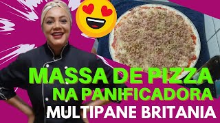 Panificadora Britania Multipane Receita de Massa de Pizza [upl. by Aitercul]