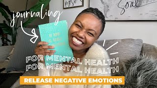 HOW TO JOURNAL FOR MENTAL HEALTH 💙 » Journaling Prompts to Release Anxiety  Negative Emotions [upl. by Ahsened]