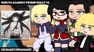 Boruto Academy Friend React To Himawari GachaClub BorutoTwoBlueVortex [upl. by Airpal]