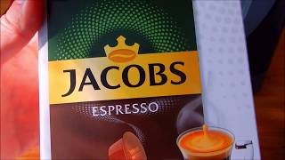 JACOBS Espresso Kaffee Nescafé Dolce Gusto kompatible Kapseln [upl. by Eimarrej]