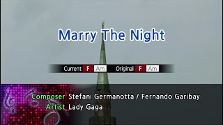 Marry the Night  Lady Gaga Karaoke Version [upl. by Llertnahs]