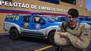 INDIVÍDUO CONFRONTA EQUIPE do PETO em ABORDAGEM PMBA  GTA 5 POLICIAL [upl. by Idorb454]