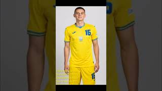 vitaliy mykolenko ukraine europe europe2024 football footballteam edit editing edits euro [upl. by Ahseekan]