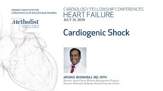 Heart Failure quotCardiogenic Shockquot Arvind Bhimaraj MD [upl. by Emlyn]