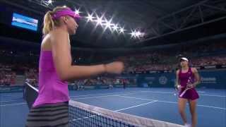 Brisbane Open 2014  Maria Sharapova Vs Caroline Garcia Highlights ᴴᴰ [upl. by Ehc]