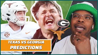 Texas Longhorns vs Georgia Bulldogs PREDICTIONS  College Football Week 8 [upl. by Dacia]