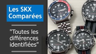 Les Seiko SKX comparées en détail [upl. by Annazus]