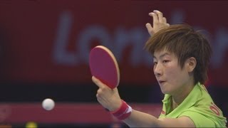 Womens Table Tennis Singles Gold Medal Match  China v China  London 2012 Olympics [upl. by Dera]