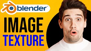 How to Add Image Texture in Blender EASY TUTORIAL [upl. by Linetta]