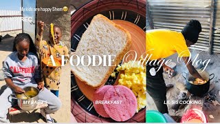 A foodie village vlog  Namibian YouTuber [upl. by Eeluj]