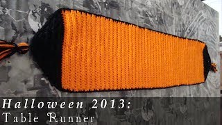 Table Runner  Halloween 2013  Crochet [upl. by Torry]