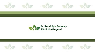 Randolph Beaudry  ASHS HortLegend [upl. by Rennug]