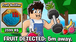 I BOUGHT THE MOST EXPENSIVE FRUIT NOTIFIER Found 5 FRUITS Roblox [upl. by Lehcor134]