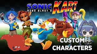 Sonic Robo Blast 2 Kart  Custom Characters Showcase [upl. by Ardnoek]