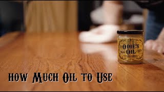 How Much Odies Oil is Needed A Comprehensive Guide odiesoil hardwaxoil [upl. by Nade]