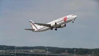 The Rolling Stones boarding and take off runway 16 at ZRH [upl. by Idnis539]