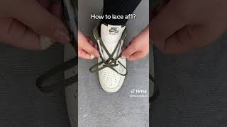 How to lace af1 [upl. by Morice]