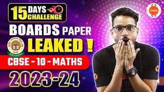 Maths Cbse 10 Boards Paper Leaked  CBSE Class 10 Maths [upl. by Aicertap]