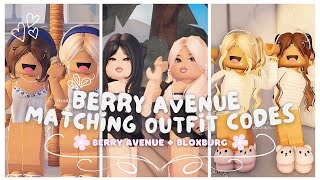 Berry Avenue MATCHING Teen Outfit Code Compilation [upl. by Akirderf]