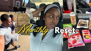 MONTHLY RESET VLOG Digital Planning Prayer Walk PROTECTION✝️ Camera ShoppingGetting It Together🤍 [upl. by Eniffit]