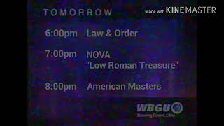 PBS Schedule Bumper 2007 WBGUTV [upl. by Ennagem]