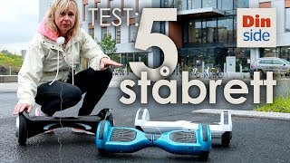 Test av ståbretthoverboard 2017 – HX X1 fra XXL best i test [upl. by Rebmat986]