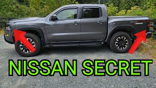 A HIDDEN FEATURE ON THE NEW 2023 NISSAN FRONTIER PRO4X YOU NEVER KNEW ABOUT [upl. by Eoz]