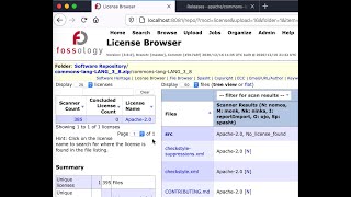 FOSSology Using Simple Package Upload Example [upl. by Krongold378]