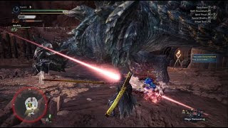 MHW Iceborne  Acidic Glavenus Arena  Long Sword Noob Gameplay [upl. by Tisbee]