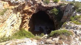 OdĂźsszeusz barlang Odysseus Cave Mljet 20170910 135326 [upl. by Nyliak631]