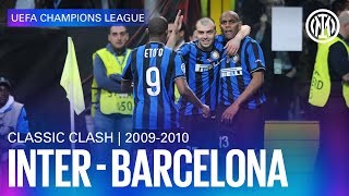 CLASSIC CLASH  INTER 31 BARCELONA 200910  HIGHLIGHTS ⚽⚫🔵 [upl. by Buckels]