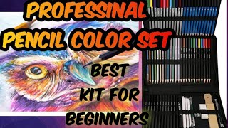 Corslet Professional Pencil Color set For Beginners I Best For new artist for Easy and Soft Drawing [upl. by Enaelem517]