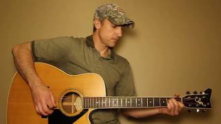 Bed Of Roses  Bon Jovi Acoustic Version Guitar Lesson  Tutorial [upl. by Boland]