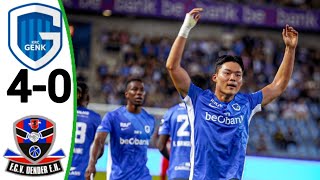 KRC Genk vs FCV Dender 40 All Goals and Extended Highlights [upl. by Adnah]