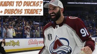 NAZEM KADRI TO DUCKS  Klingberg  PL Dubois Trade RE Anaheim Ducks 30 Mil Cap Space NHL Rumors [upl. by Battista]