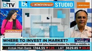 Mr Brijesh SinghSr Technical AnalystAnswering the queries of the investors at BTTV news channel [upl. by Eibur186]