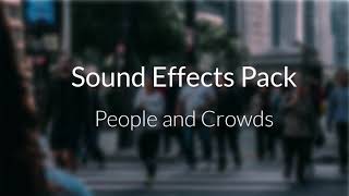 People and Crowds  Royalty Free Sound Effects Pack  Free Download [upl. by Dody565]