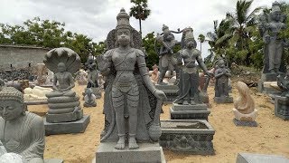 Mahabalipuram Statue Place  Mahabalipuram Scultpture factory [upl. by Eiznil475]