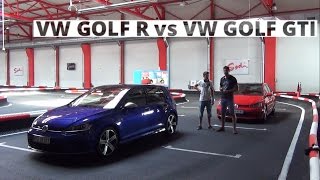 Volkswagen Golf GTI vs Volkswagen Golf R  porównanie AutoCentrumpl 123 [upl. by Ecinahs]