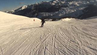 Olympic Slopes red way Vars Risoul [upl. by Nivrem53]